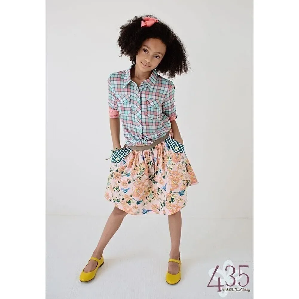 MATILDA JANE Tween Girls Size 8 435 Friends Forever Makayla Skirt